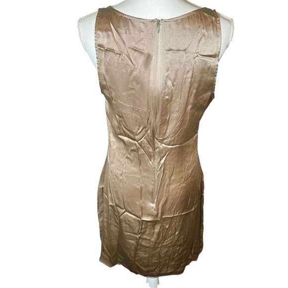 Reformation Darcey Silk Mini Tank Dress Champagne Size 8 Date Night Cocktail - Picture 6 of 16